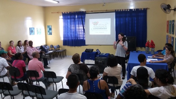 Apresentação do projeto para alunos, familiares e equipe Apae.