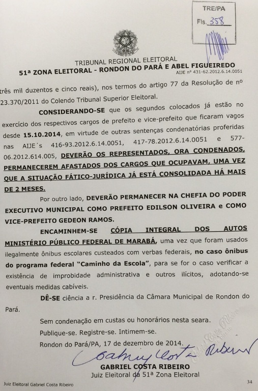 Cassação Prefeita 2