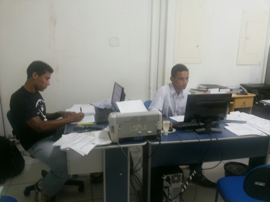 ... Renan Leite e Heliam Paulino, trabalham duro para recuperar créditos fiscais do município.