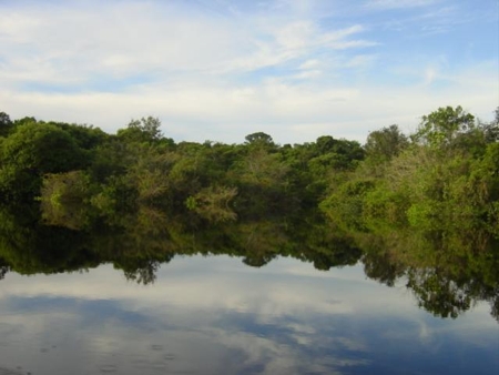Trecho do rio Itacaiúnas, no município de Água Azul do Norte, onde é formado.