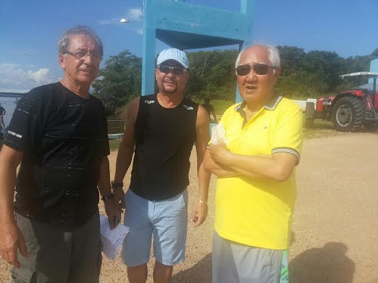 Lionel Pinho, Hudson Silva e Hiroshi Yamada