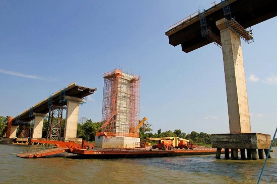 Em fase de conclusão as obras da ponte Moju Cidade