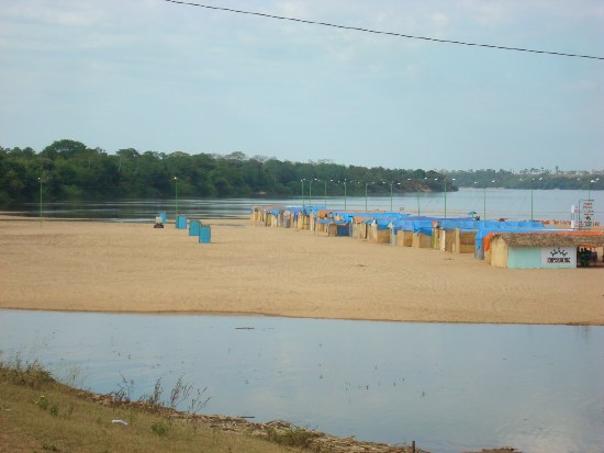 Imperatriz: praia do Cacau não dá para quem quer. Mais de 90%  submersos