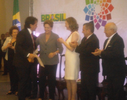 Presidente Dilma Roussef entrega comenda a Jônatas Andrade