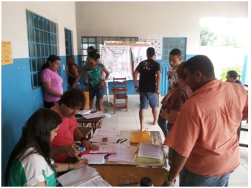 Reunião com gestores da escola Escola Maria Montessori (Vila Alto Bonito I) para averiguação, e organização de documentos .