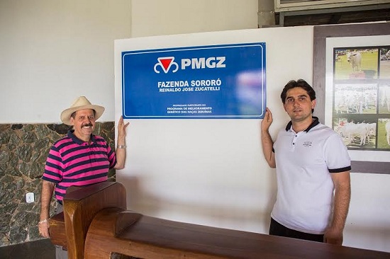 Reinaldo e o filho Alexandre Zucatelli: certificados pelo PMCZ