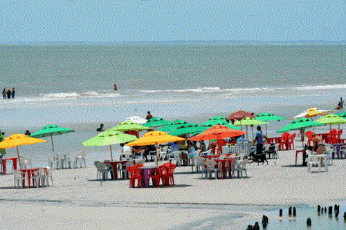 Praia de Ajuruteua foi pouco procurada, na Semana Santa